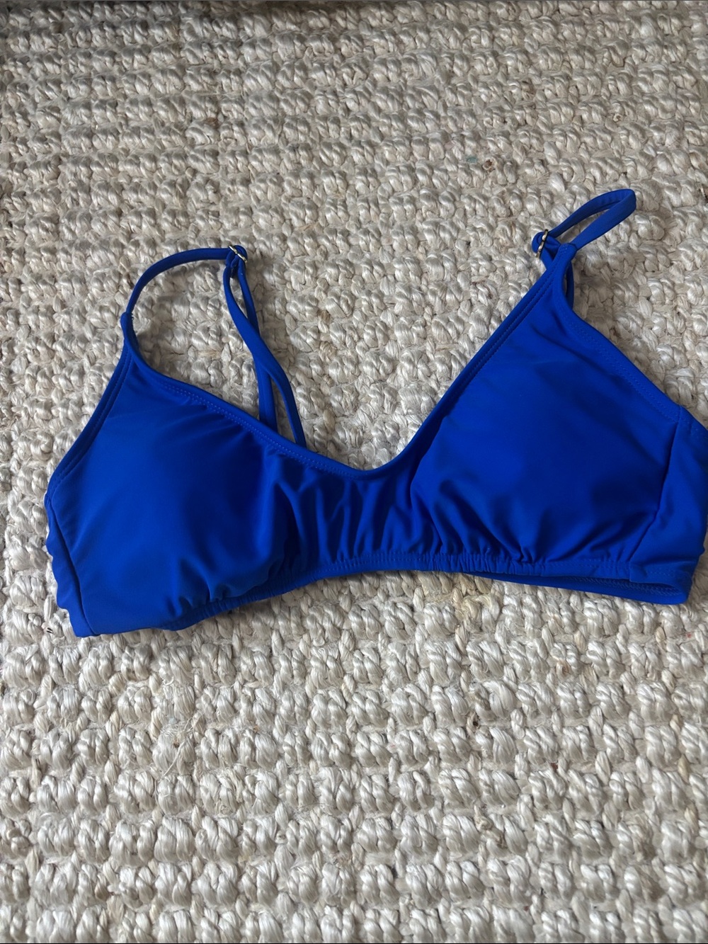 Target Blue Triangle Bikini Top - Solid Royal Blue